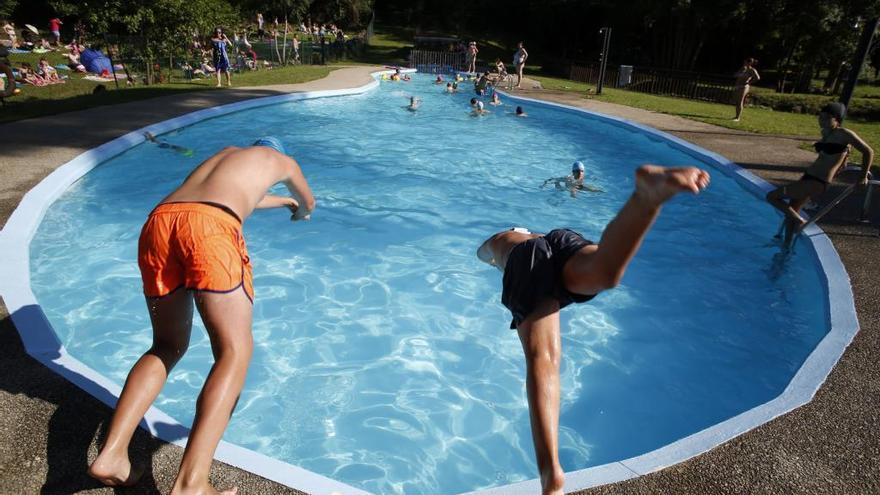 La piscina fluvial de Illas.