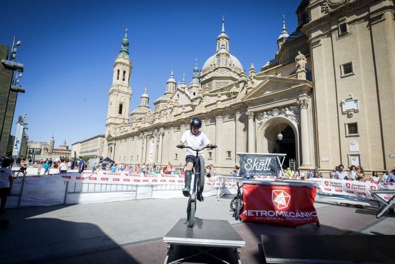 Día del Deporte en la Calle en la Plaza del Pilar de Zaragoza