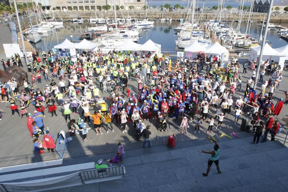 Cientos de personas participan en la II Carrera de Obstáculos por la Integración en Vigo