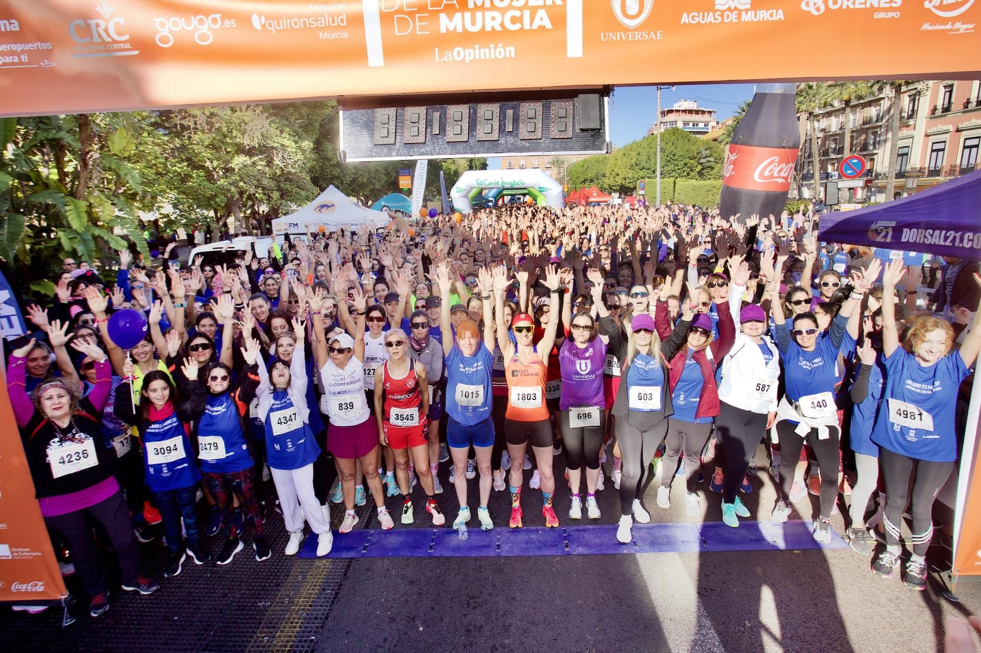 Las imágenes de la salida de la Carrera de la Mujer de Murcia 2024