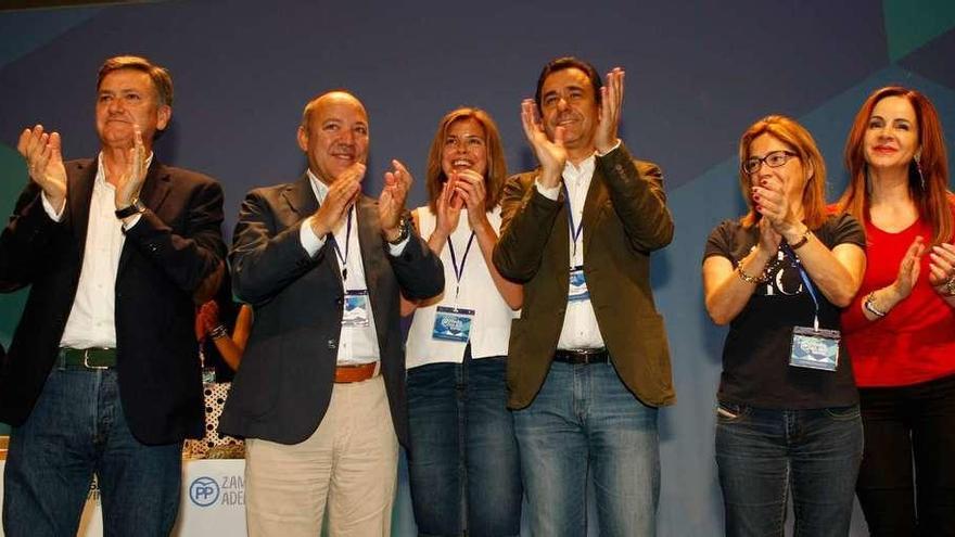 Francisco Vázquez, José María Barrios, Clara San Damián, Fernando Martínez Maíllo, Mayte Martín Pozo y Silvia Clemente.