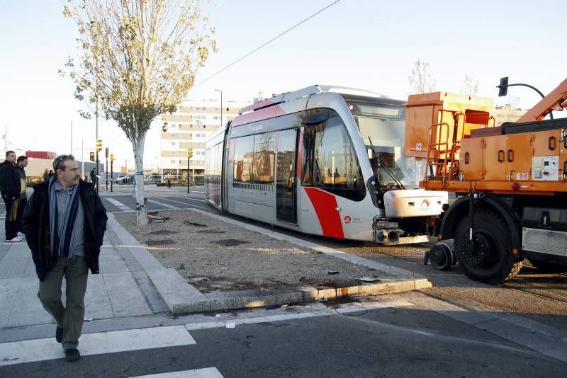 Fotogalería: Accidente del tranvía de Zaragoza