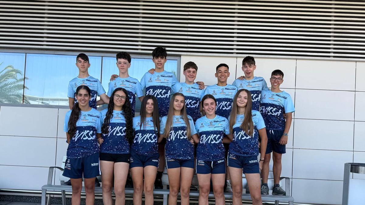 El equipo de Ibiza desplazado a Palma