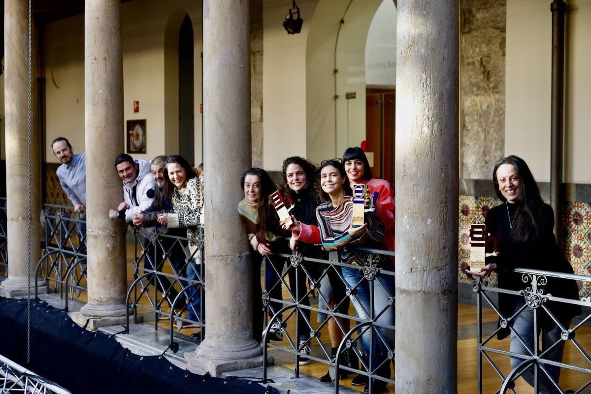 Miembros de la comisión de los Premios OH! en el Antiguo Instituto.
