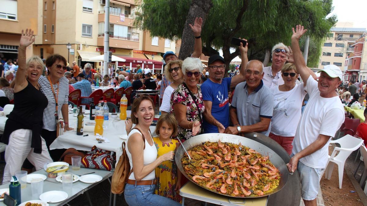 Foto del Día de las Paellas de las fiestas del año pasado en Orpesa.