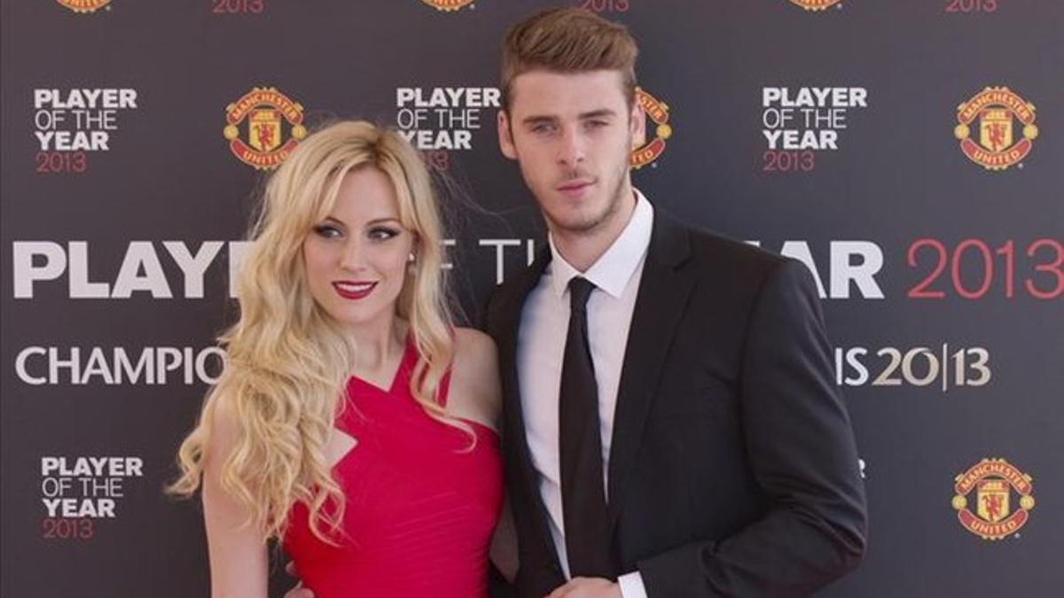 Edurne y David de Gea