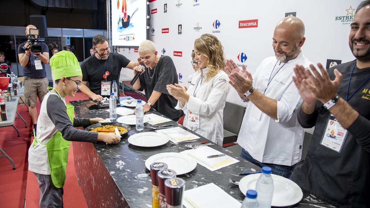 Pablo Cánovas Verdú, ganador del II Concurso Infantil Mejor Arroz del Mediterráneo.