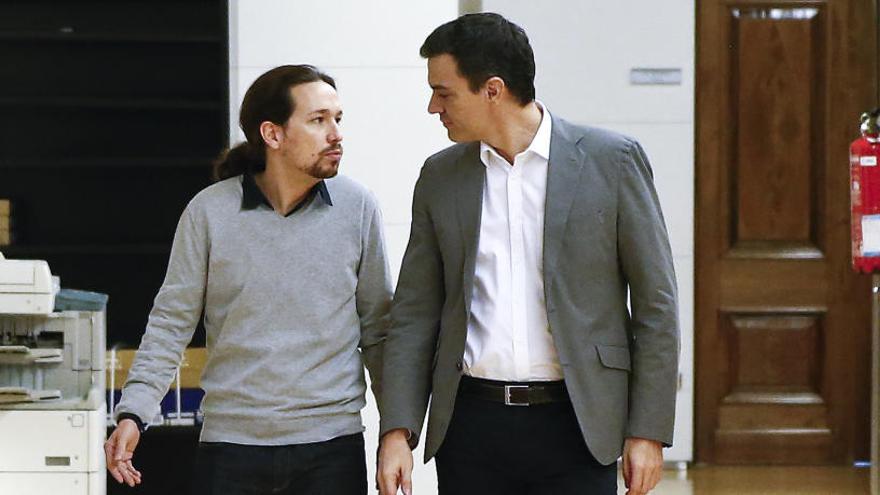 Iglesias y Sánchez, en una imagen de archivo