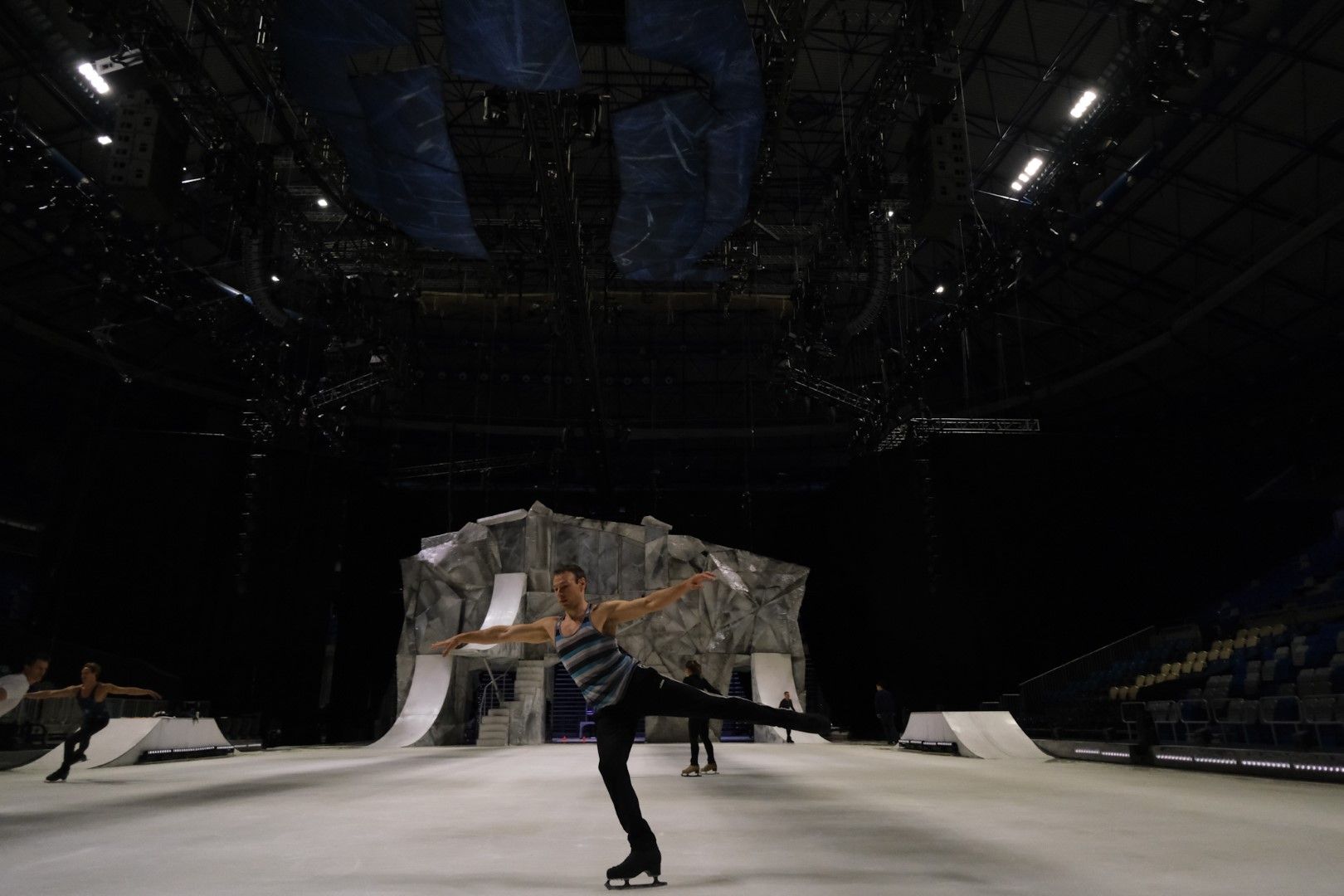 El Circo del Sol estrena en Málaga su espectáculo de patinaje sobre hielo