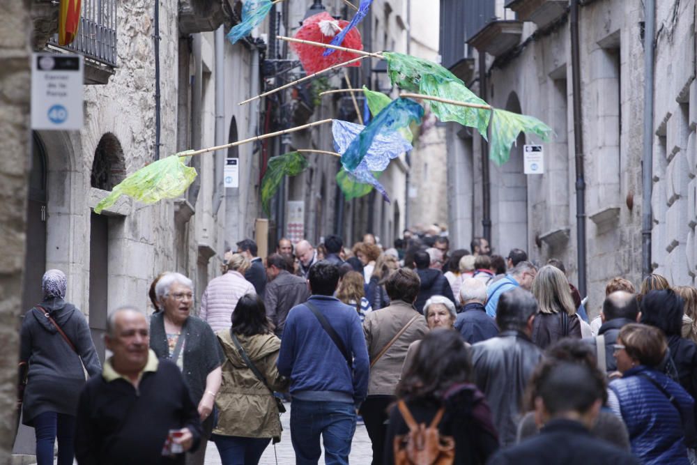 Girona es torna a omplir de visitants el darrer cap de setmana de Temps de Flors