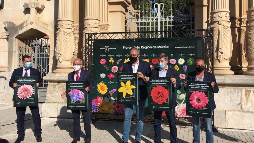 Presentación de la campaña de impulso de consumo de flores y plantas, la pasada semana.