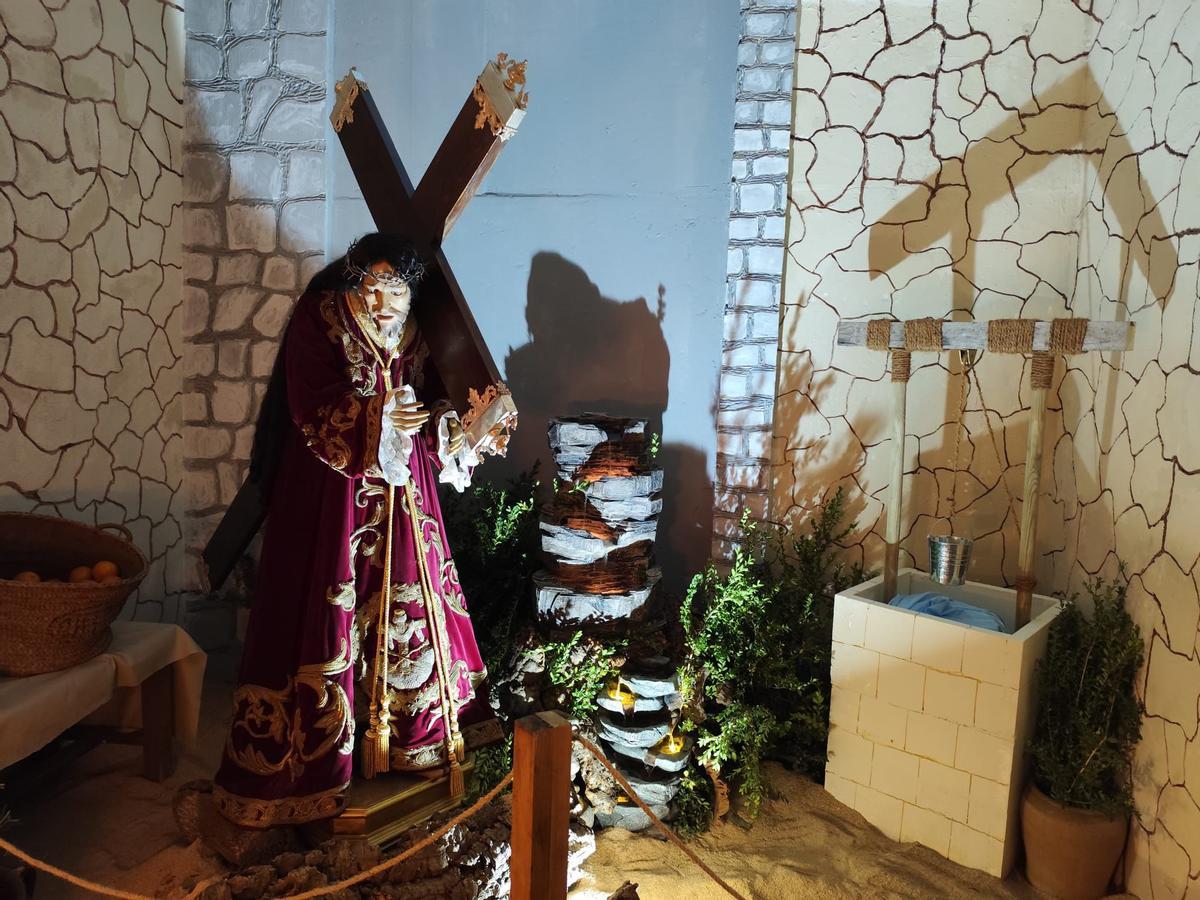 Una imagen del dosel de Jesús Nazareno, ganadora del primer premio.