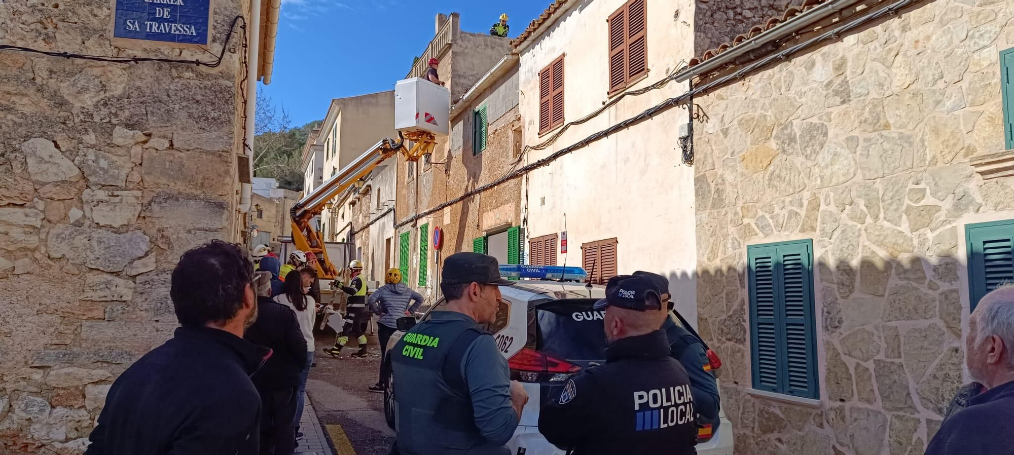 Derrumbe en Son Servera