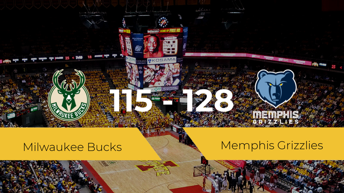 Memphis Grizzlies consigue vencer a Milwaukee Bucks (115-128)