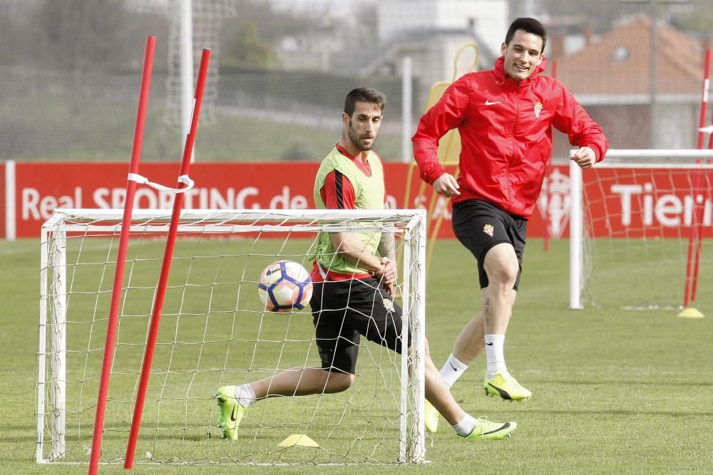 Entrenamiento del Sporting