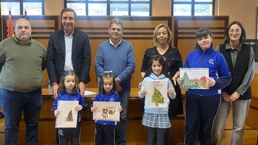 Un reno infantil para felicitar las fiestas en San Martín