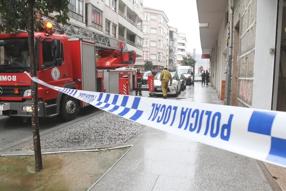 Efectos del temporal en Ourense