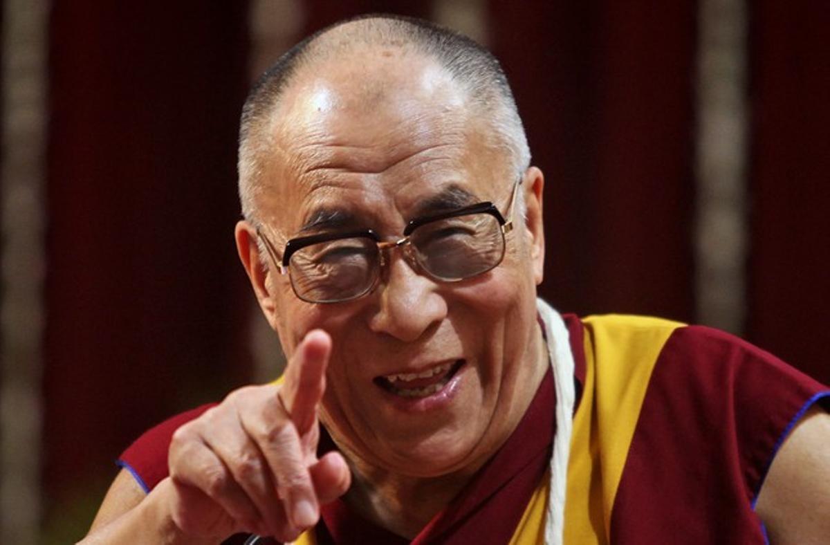 El líder espiritual dalai-lama. El líder espiritual dalai-lama.