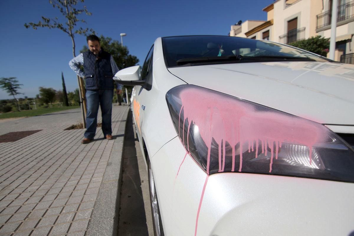 Pintadas en el barrio de Mirabueno