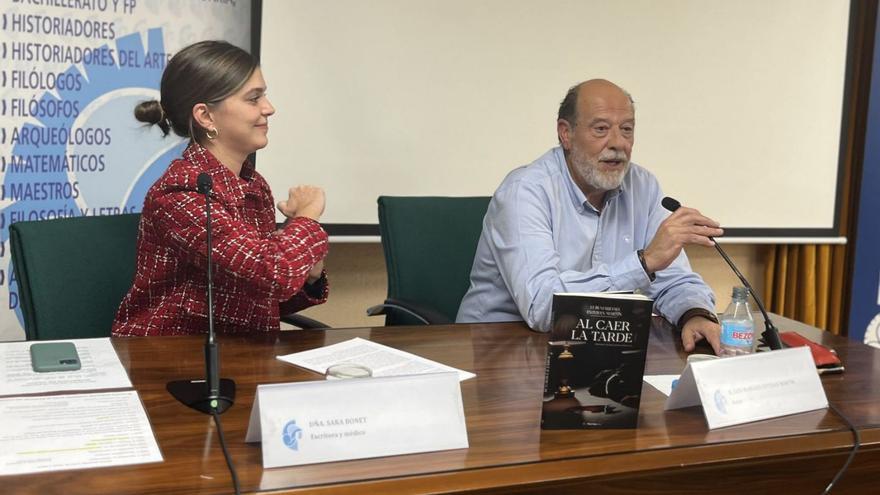 Luis Mariano Esteban presenta su novela en Madrid. | Cedida
