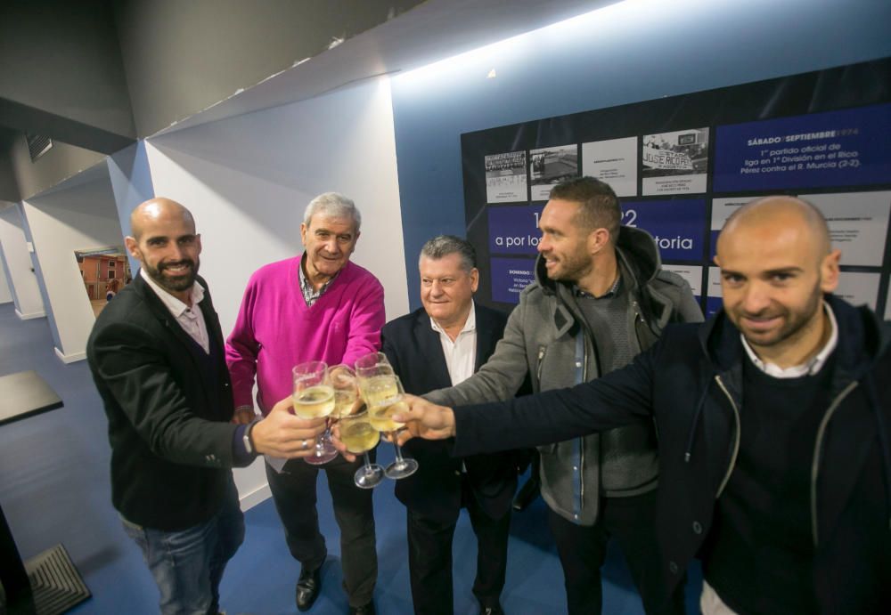 Dirigentes, técnicos y capitanes del Hércules despiden el año con una comida en el Rico Pérez