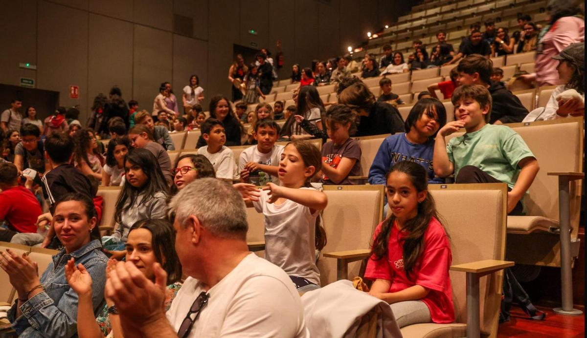 Un momento da celebración no Auditorio.