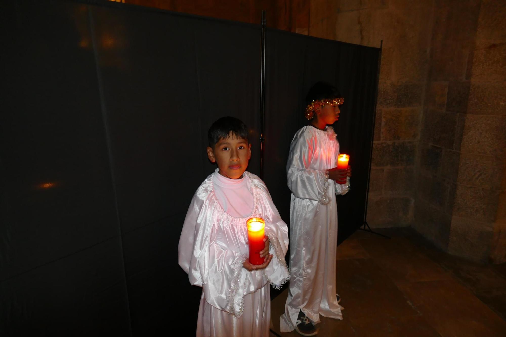 Èxit d'assistència al Pessebre Vivent de l'Església de Sant Pere de Figueres