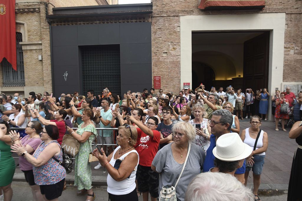 Bajada de la Virgen de la Fuensanta desde su Santuario hasta el templo catedralicio de Murcia