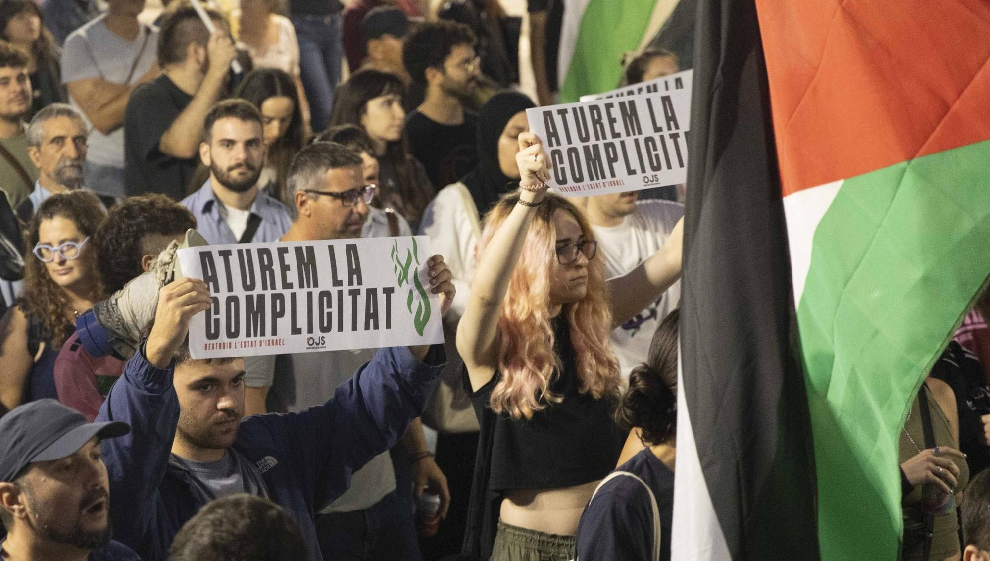 Alicante alza la voz por Palestina en una jornada de movilizaciones