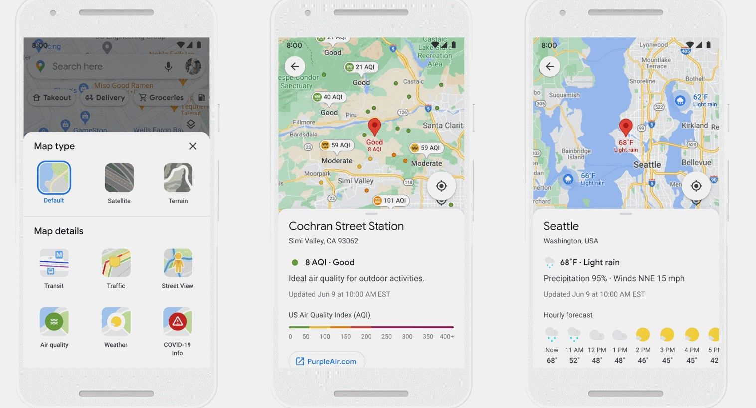 Nuevas funciones en Google Maps.