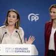 Cuca Gamarra y Paloma Martín, ofrecen una rueda de prensa para presentar Plan + Vivienda del PP.