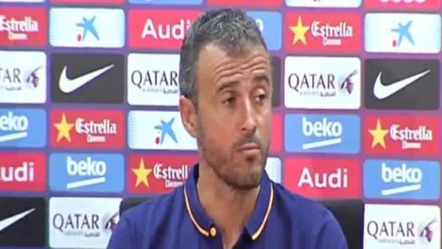 Luis Enrique: “Quiero que Pedro se quede”