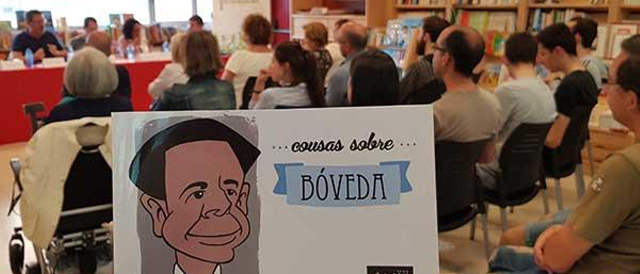 Presentación das publicacións sobre Alexndre Bóveda na libraría Don Bosco.