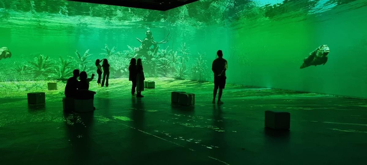 Recreacción de la exposición inmersiva de Verne