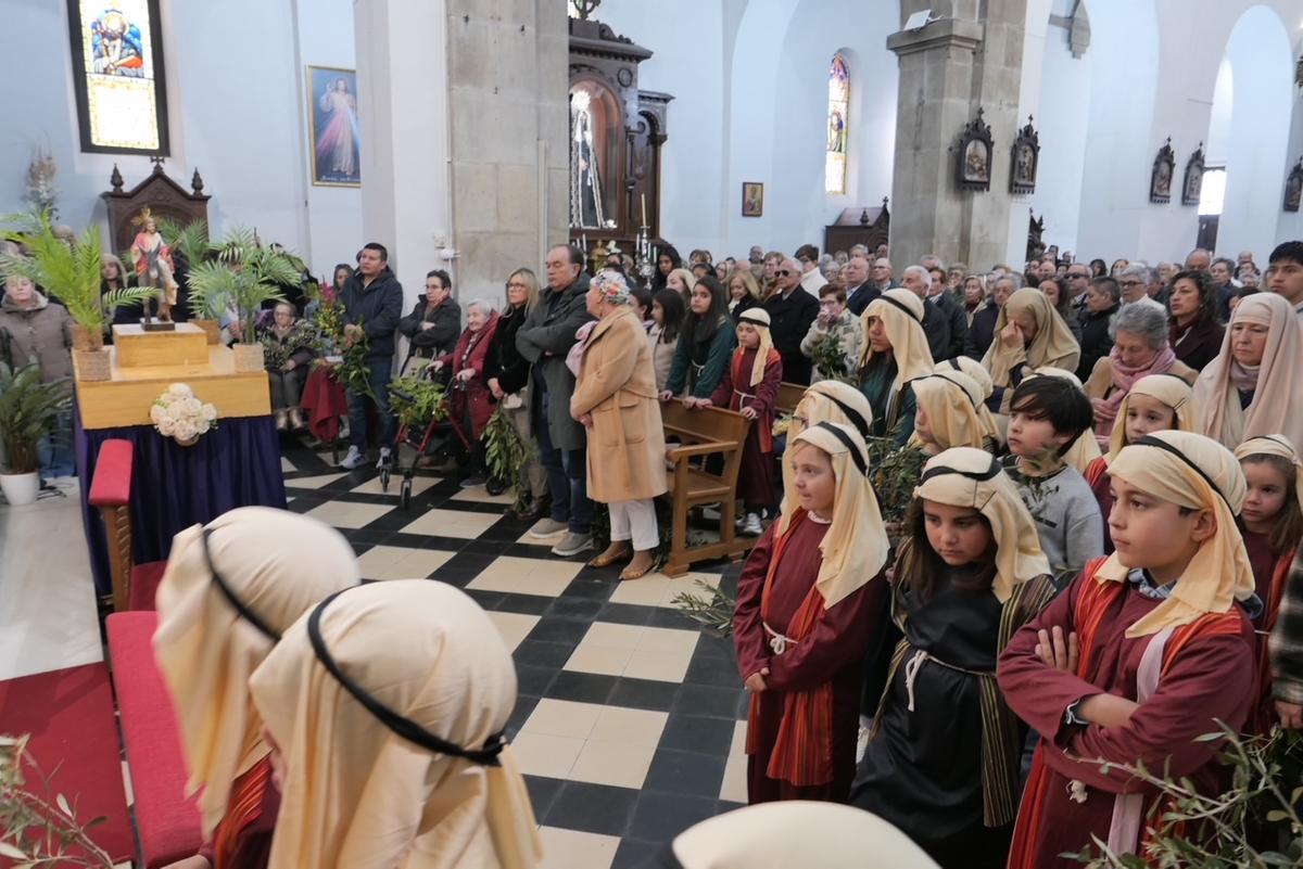 Misa de Domingo de Ramos en Lalín