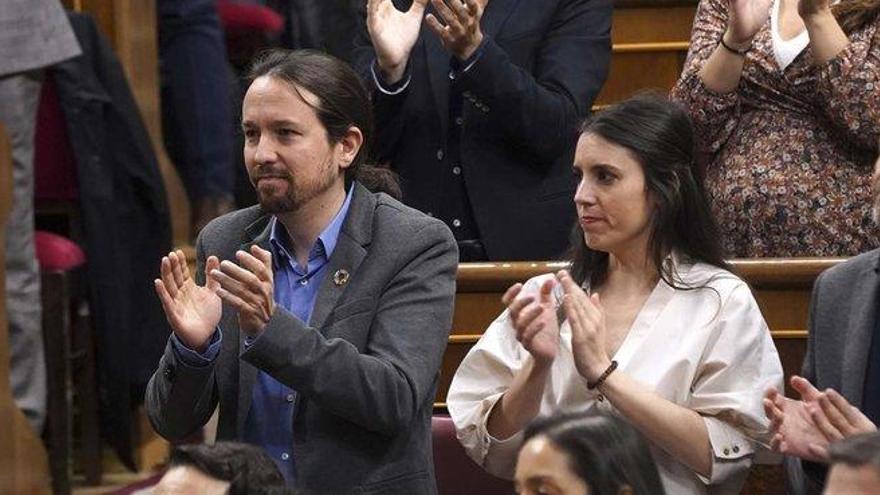 Pablo Iglesias e Irene Montero, Derechos Sociales e Igualdad en el Gobierno de Sánchez