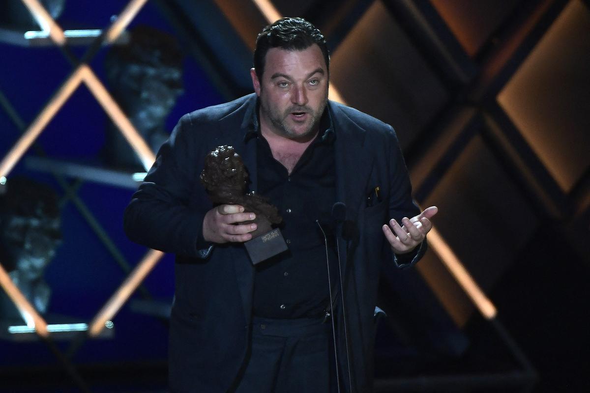 Denis Ménochet, en la gala de los Premios Goya.