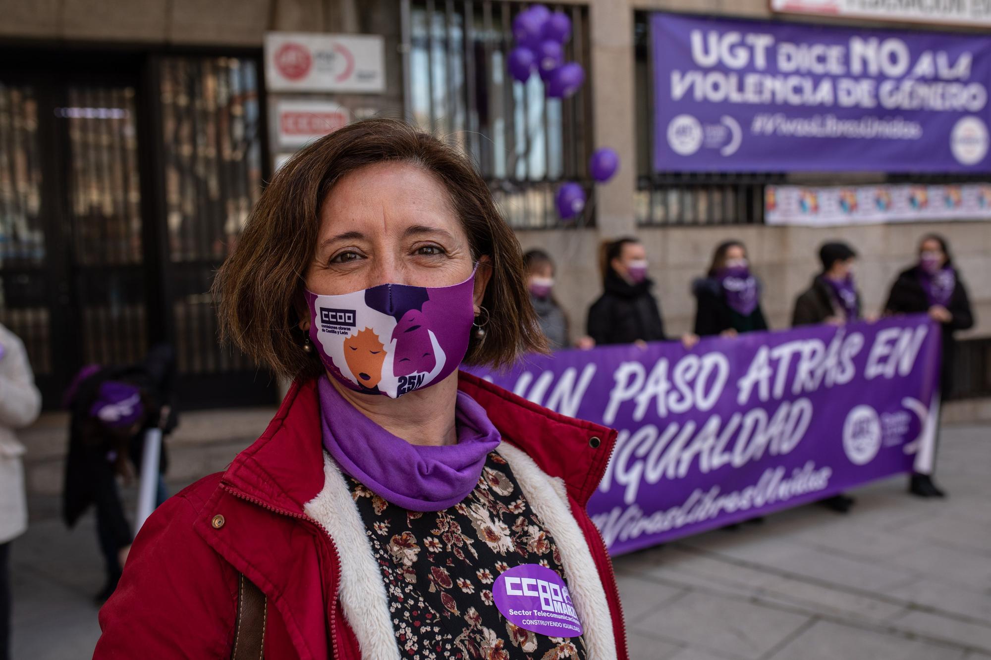 GALERÍA | Concentración de los sindicatos por el 8M en Zamora