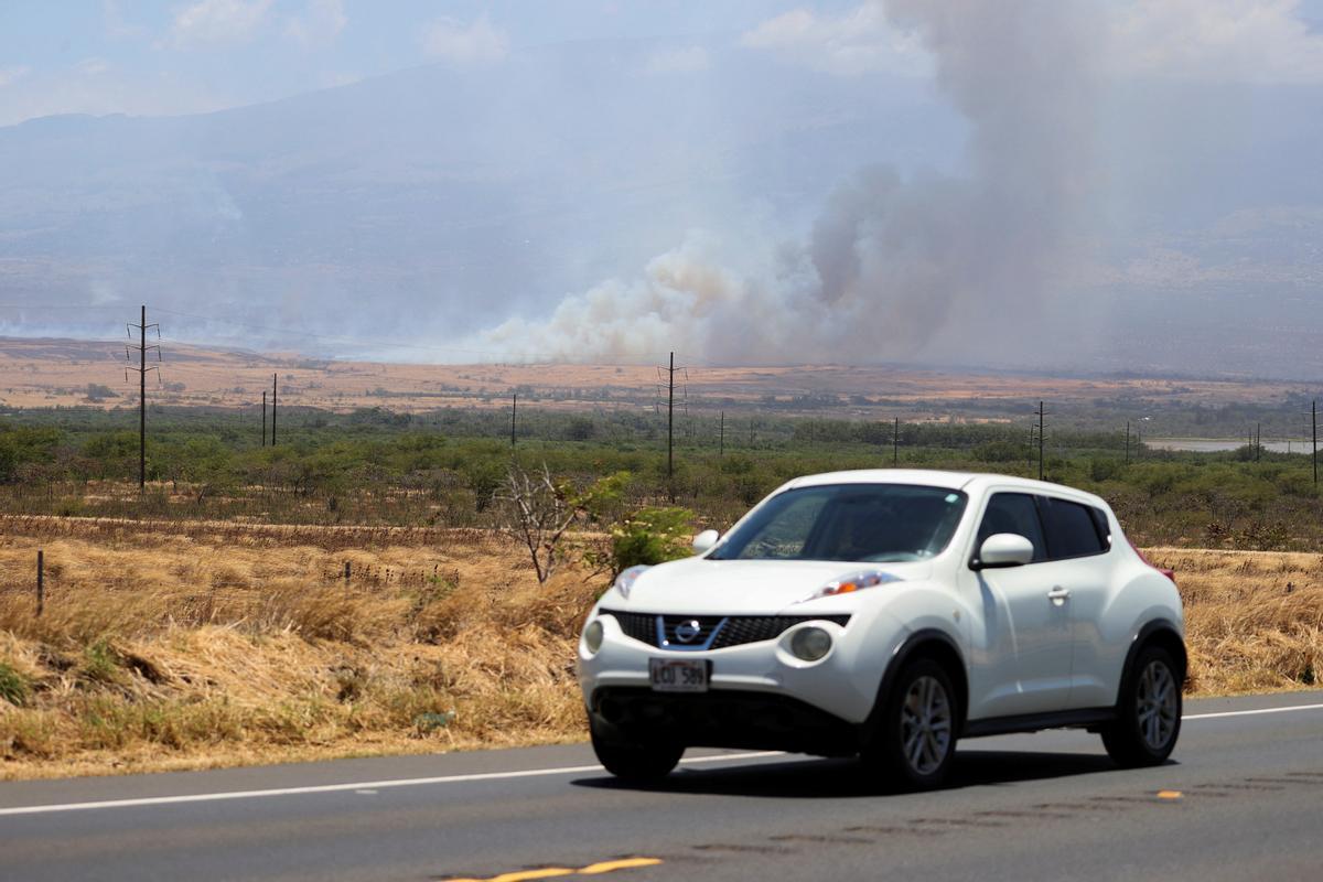 Incendios en la isla de Maui, en Hawái