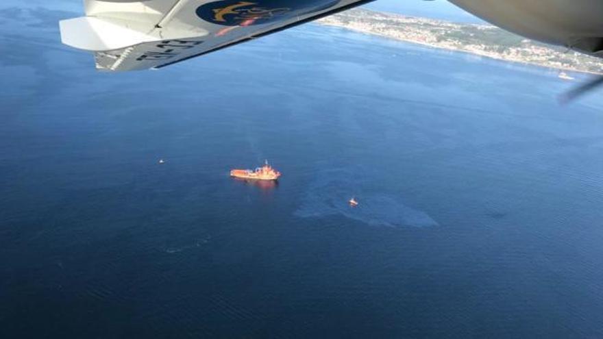 Así se controló el vertido en la Ría de Arousa