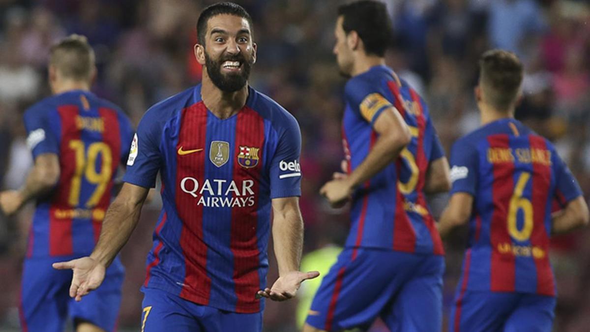 Arda Turan con el Barça