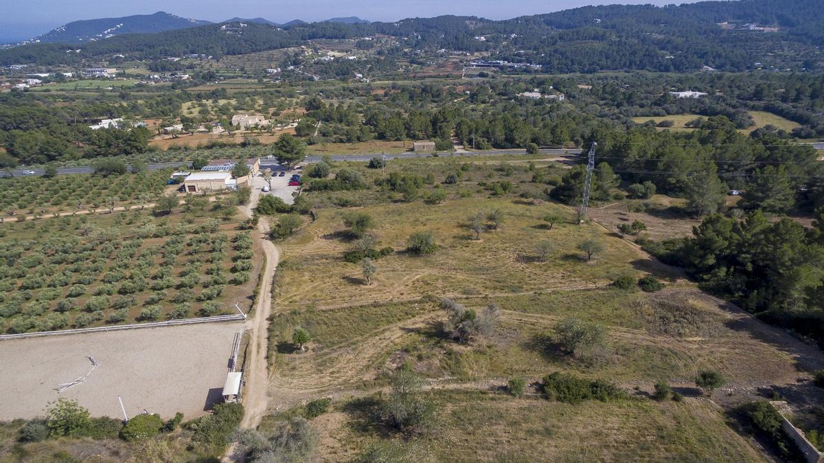 Vista de la Finca Can Zol Ibiza.