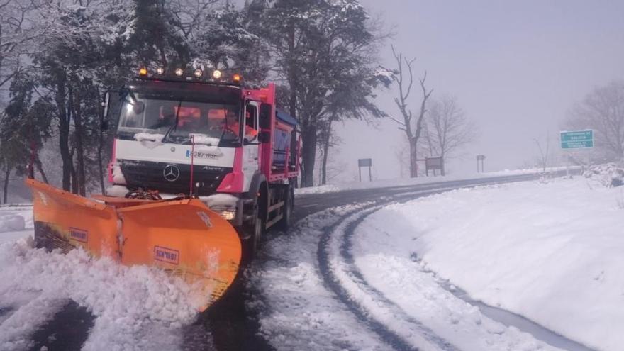 Nieve en Sanabria.