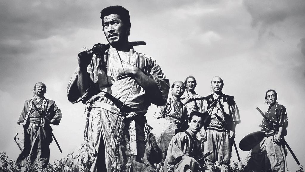 Fotograma de 'Los siete samuráis' de Kurosawa.