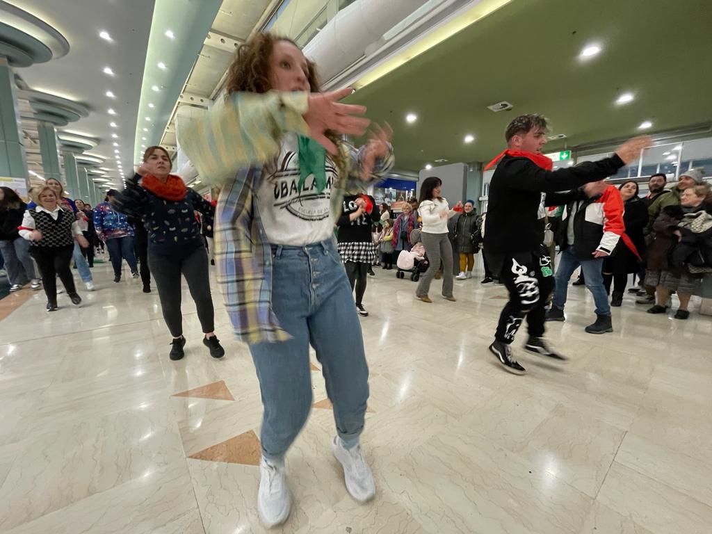 Un "flashmob" contra el cáncer