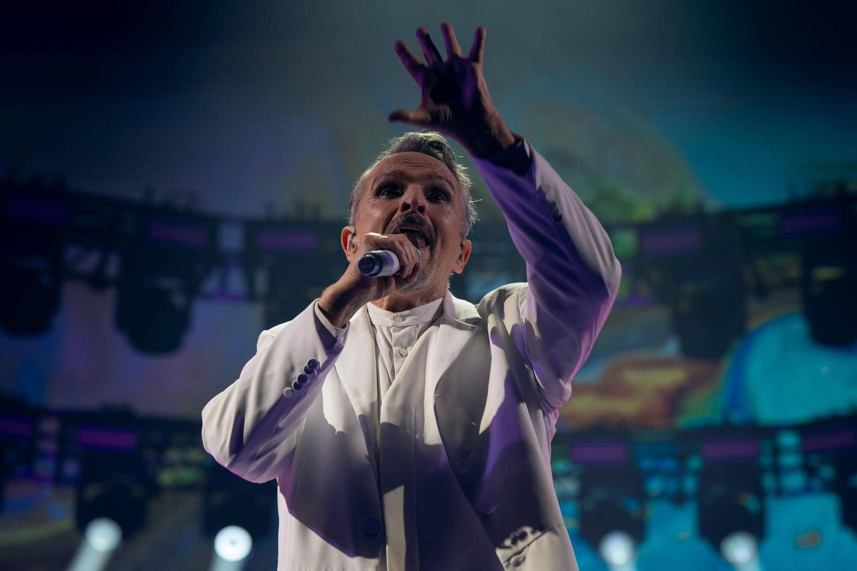 Concierto de Miguel Bosé en el Palau Sant Jordi