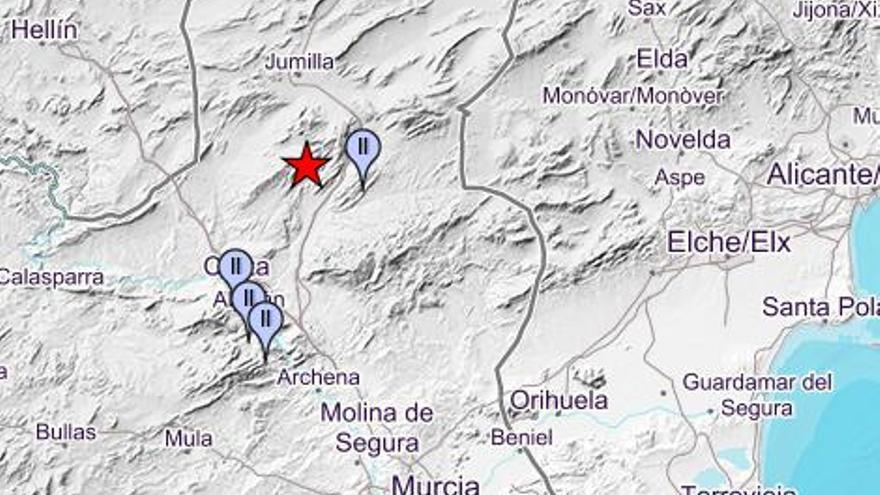 Un terremoto en Jumilla se siente en Pinoso y Algueña