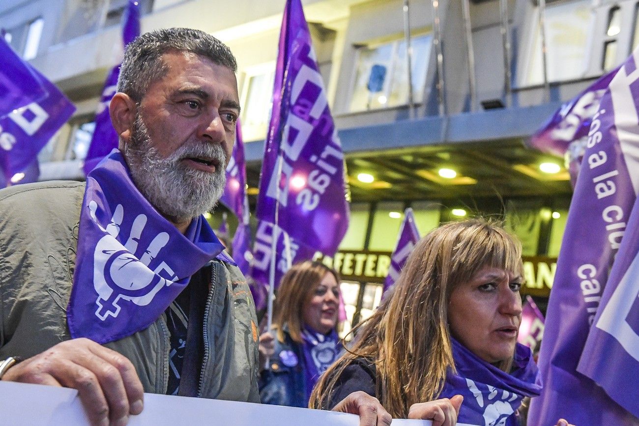 La manifestación del 8M en Las Palmas de Gran Canaria, en imágenes