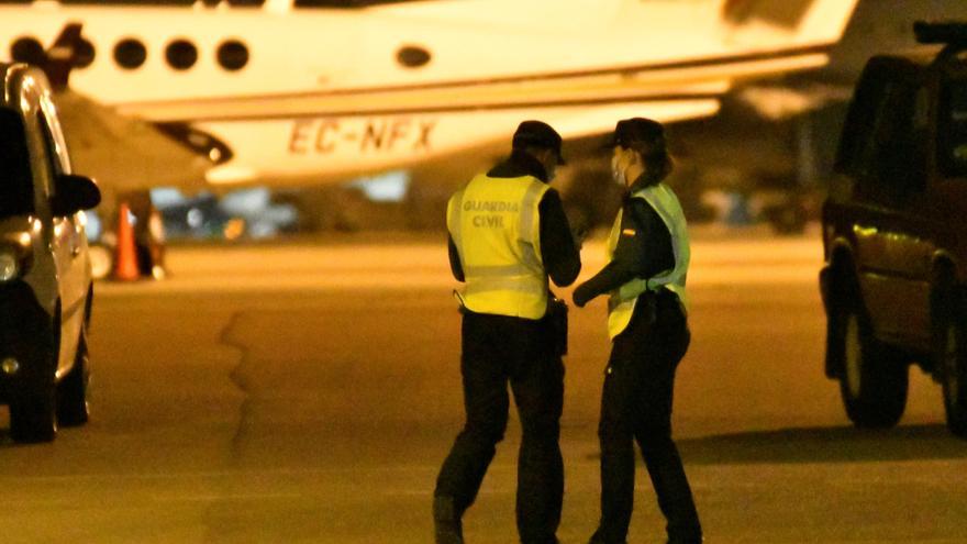 El Ejército del Aire se movilizó en la base de Son Sant Joan  tras la fuga masiva