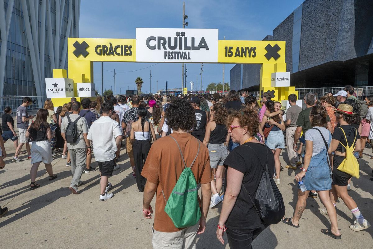 La entrada al festival Cruïlla.